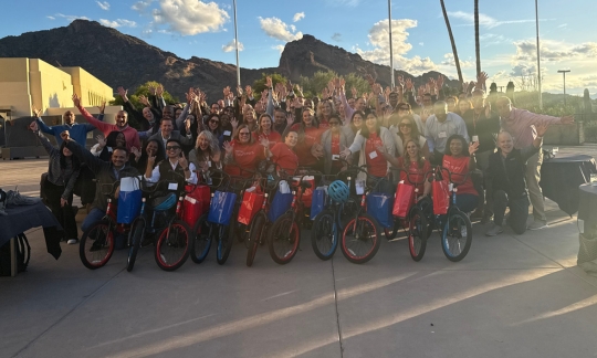 Wells Fargo Bike Building Team Activity in Scottsdale, AZ - Featured