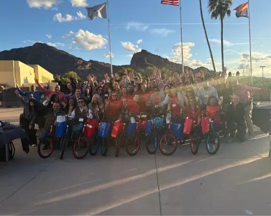 Wells Fargo Bike Building Team Activity in Scottsdale, AZ