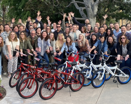 bike building activity in la