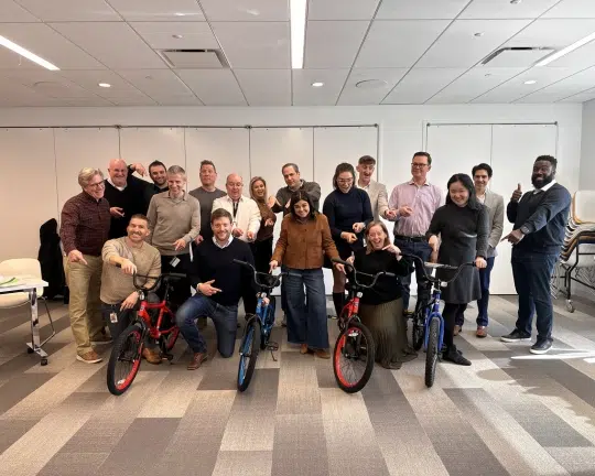 AstraZeneca Bicycle Team Building Activity in Wilmington, DE
