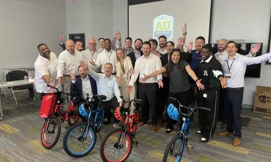 Azuria Water Solutions Bike Building Activity in Chesterfield, MO - Featured