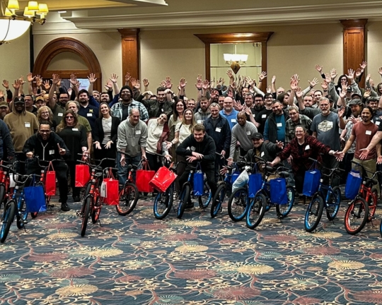 Case System and BOSTONtec Build-A-Bike® Event in Midland, MI