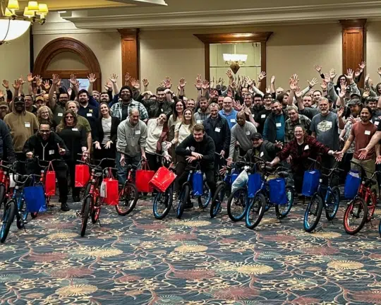 Case System and BOSTONtec Build-A-Bike® Event in Midland, MI
