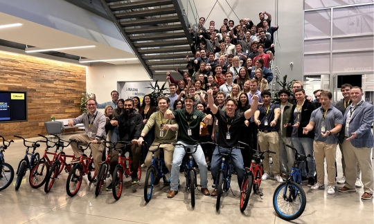 Kiewit Bike Team Building Activity in Omaha, NE - Featured