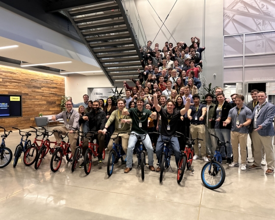 Kiewit Bike Team Building Activity in Omaha, NE