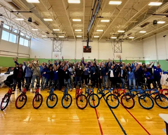 Fulton Bank Bike Building Team Activity in Philadelphia, PA