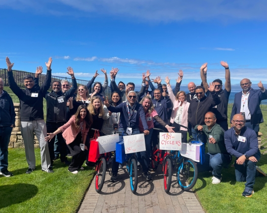 Hitachi Digital Charity Team Building Activity in Half Moon Bay, CA