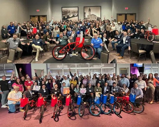Mortenson Holds 2 Build-A-Bike® Corporate Events in Minneapolis