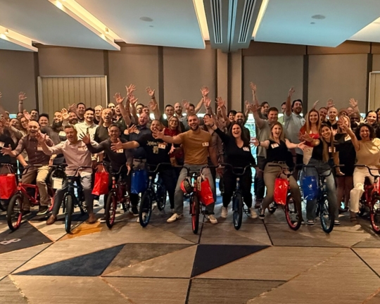 The Wine Group Bike Charity Team Building Event in Tempe, AZ