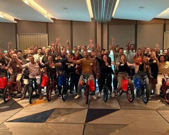 The Wine Group Bike Charity Team Building Event in Tempe, AZ