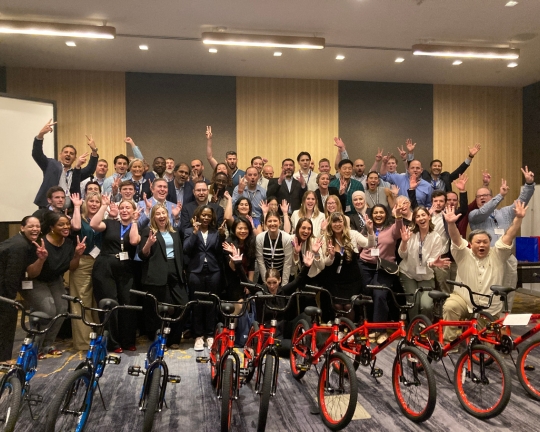 Vertex Engineering Bike Building Team Activity in Oxon Hill, MD