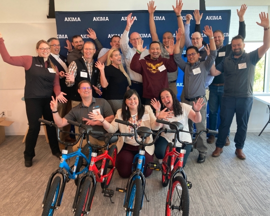 Akima Charity Bike Build in Washington DC