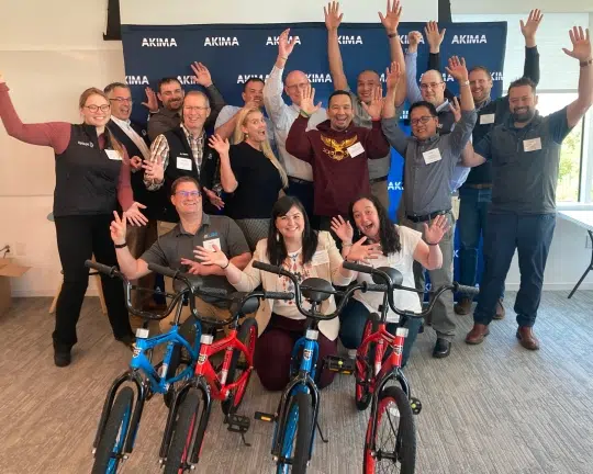 Akima Charity Bike Build in Washington DC