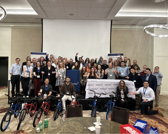Ategrity Charity Bike Build in Cleveland, OH