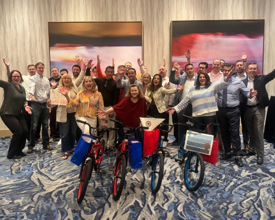 BDO Bicycle Building Corporate Team Event in Las Vegas, NV