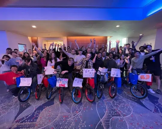 Plaid Build-A-Bike® Charity Corporate Event in San Francisco, CA