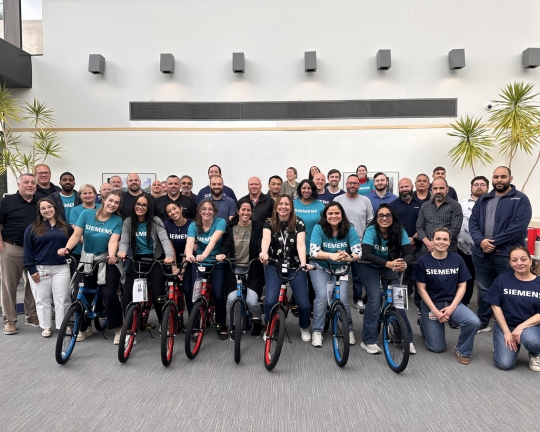 Siemens Bike Charity Team Building Activity in Morristown, NJ