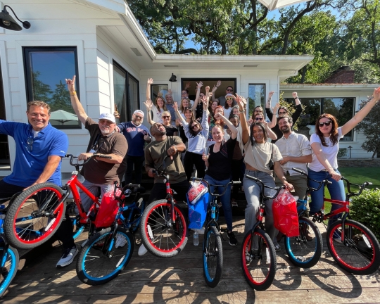 Temporal Build-A-Bike® Team Building Activity in Lafayette, CA
