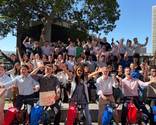 Capital Group Bike Building Charity Event in Los Angeles, CA