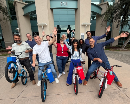Cisco's Marketing Team Charity Bike Build in Milpitas, CA