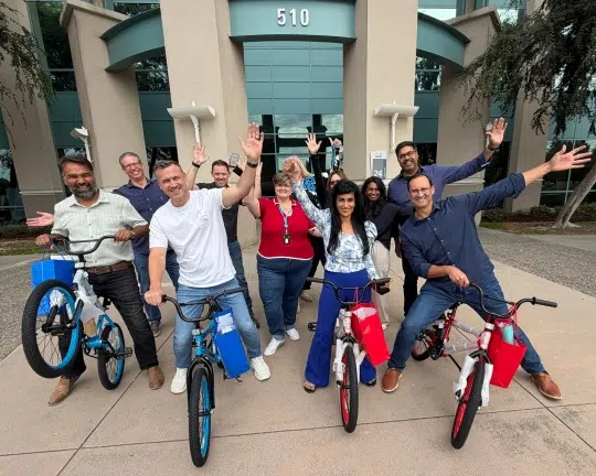 Cisco's Marketing Team Charity Bike Build in Milpitas, CA
