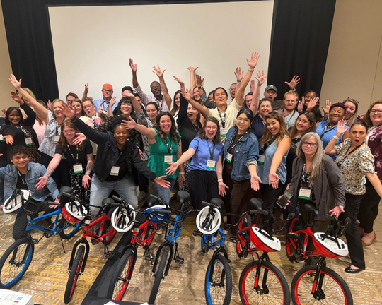 Cornerstone Credit Union Bike Building Team Event in Plano, TX
