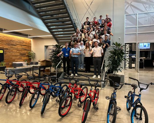 Kiewit Corporation Intern Build-A-Bike® Team Event in Omaha