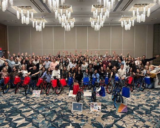 Notion's Build-A-Bike® Team Building Event in San Francisco, CA