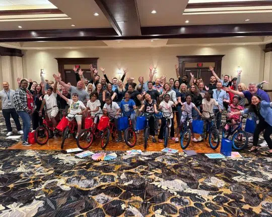 TAG Hosts Charity Bike Building Event in Greensboro, NC