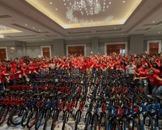 Wells Fargo's New Hire Build-A-Bike® Team Building Event in Charlotte, NC