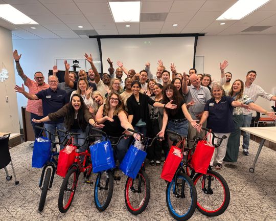 Purchasing Power Caps Two-Day Meeting with Bike Team-Building Event