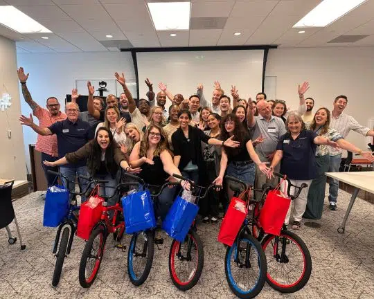 Purchasing Power Caps Two-Day Meeting with Bike Team-Building Event
