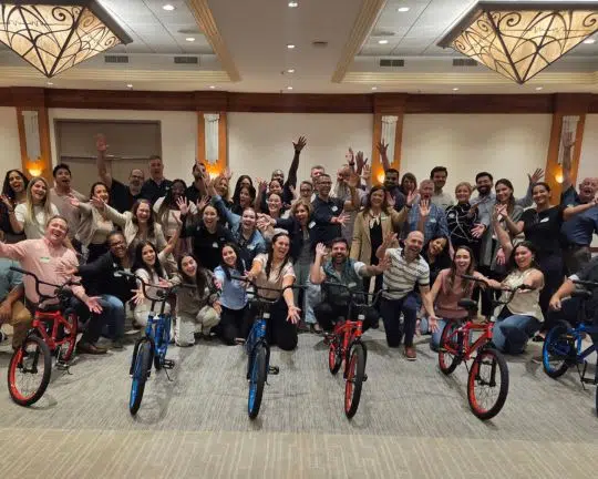 Independent Purchasing Cooperative Charity Bike Assembly Event in Miami, FL
