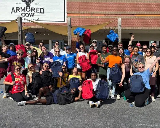 Retail Sports Marketing Team Obstacle Course Challenge in Charlotte, NC