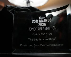 The Leaders Institute® earned an Honorable Mention in Ragan's 2026 Corporate Social Responsibility Awards The Leaders Institute® earned an Honorable Mention in Ragan's 2026 Corporate Social Responsibility Awards
